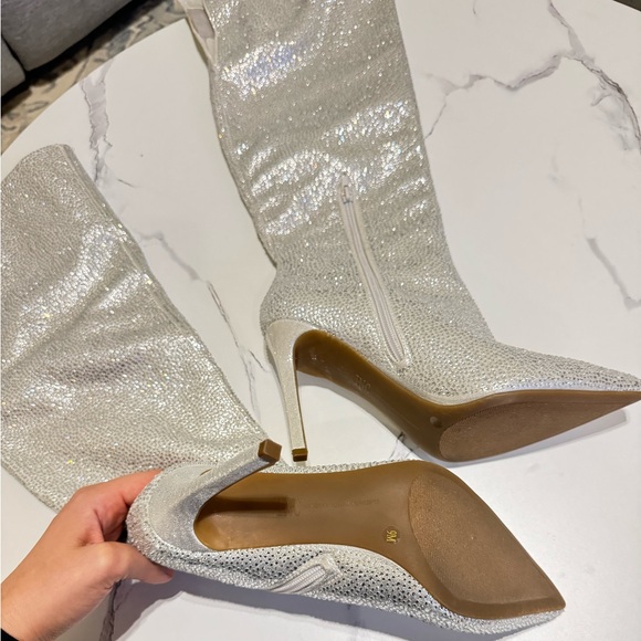 INC Over the Knee Rhinestone Boots - Picture 6 of 8